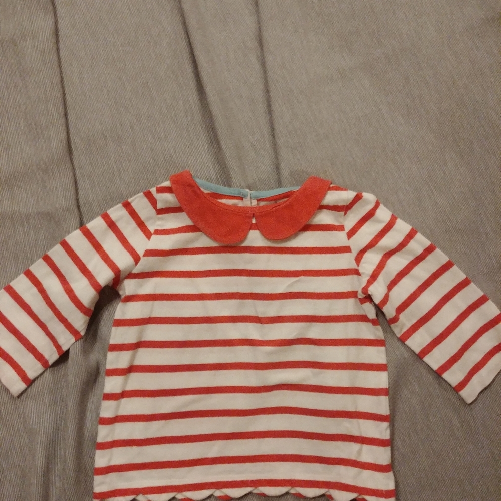 Girls Mini Boden Long Sleeve Top